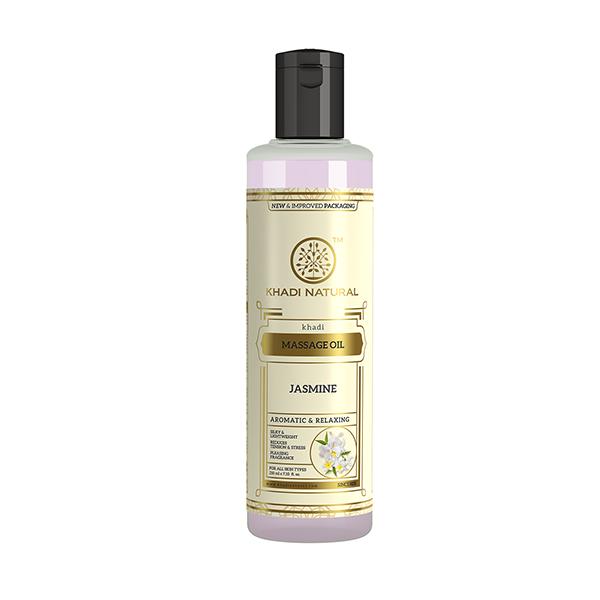 KHADI NATURAL JASMINE MASSAGE OIL 210 ml - Massage Oils