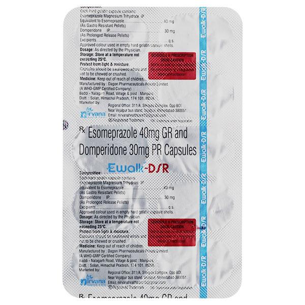 EWALK DSR Capsule 10's - Ulcer/Reflux/Flatulence-Aaa