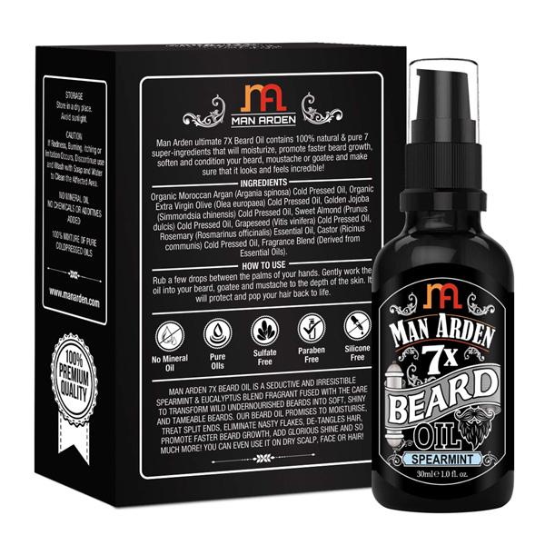 Man Arden 7X Beard Oil - Spearmint 30 ml - Beard Oil