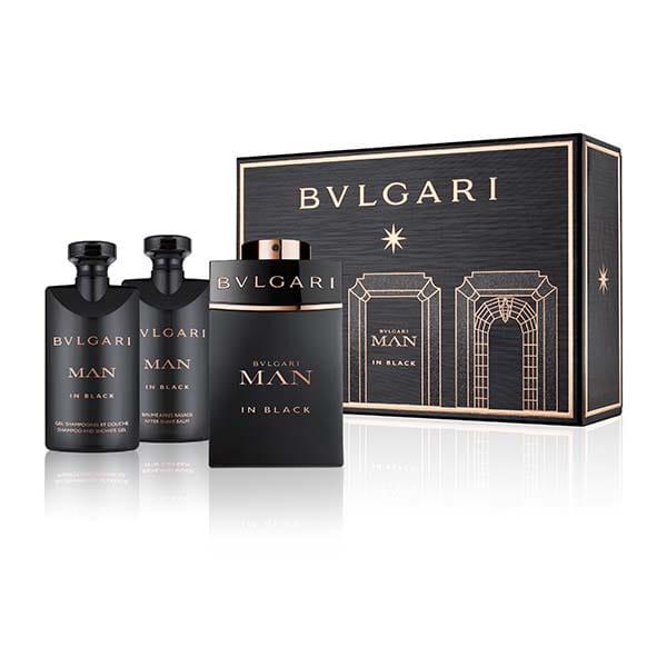 Bvlgari Man In Black Set (EDP60ml + After Shave Balm 40ml + Shampoo and Shower Gel 40ml) 140 ml - Shampoos