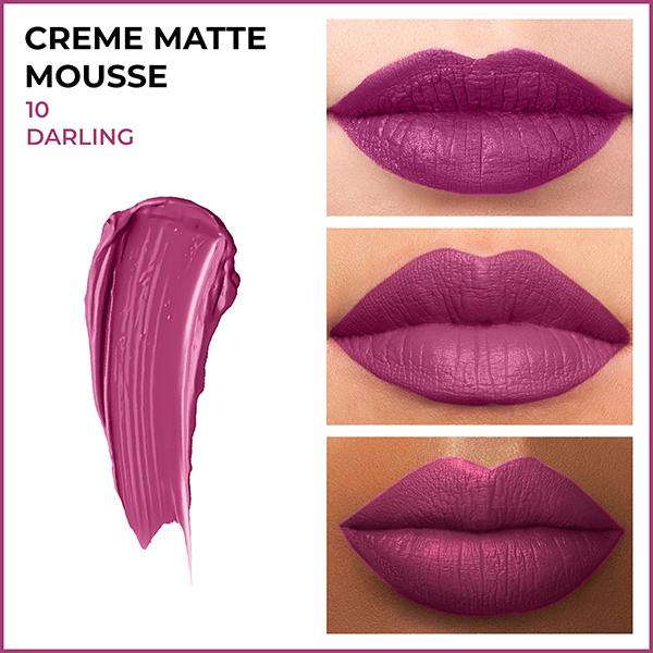 Insight Cosmetics Creme Matte Mousse Darling 6.5 gm - Liquid Lipsticks