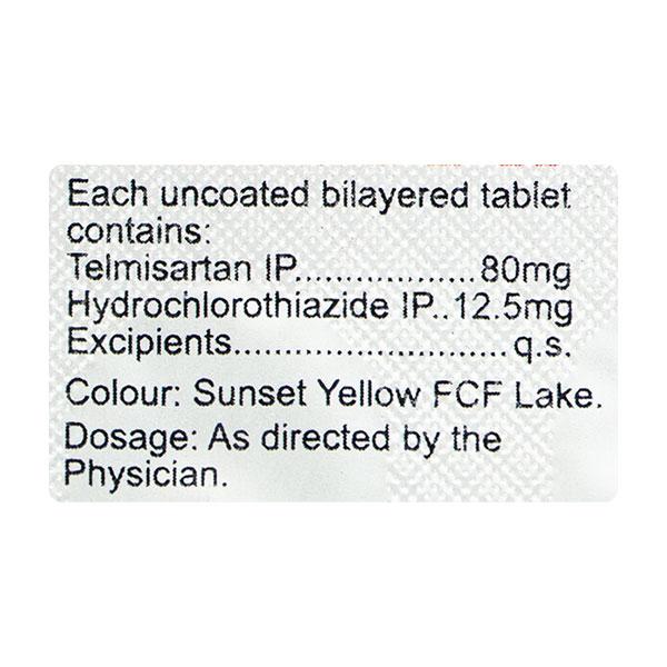 Tsart H 80mg Tablet 10'S - Hypertension-Ang