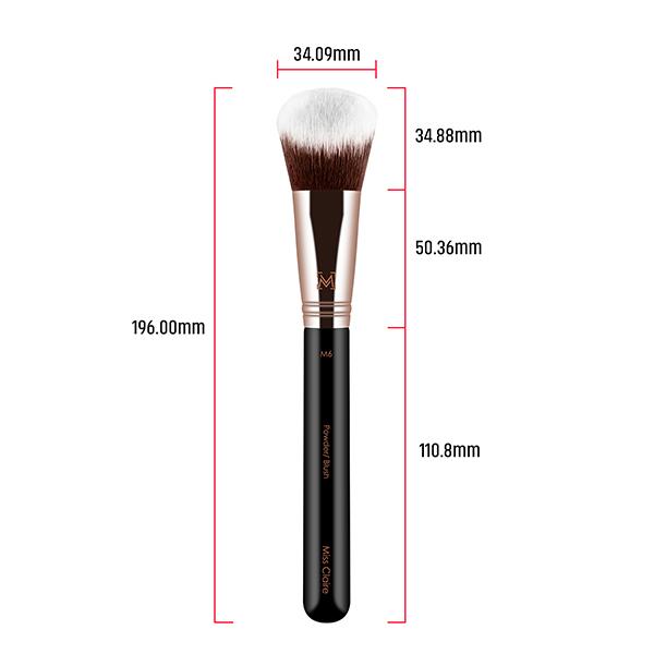 Miss Claire M6 - Powder/Blush Brush (Rose Gold) 1's - Face Brush