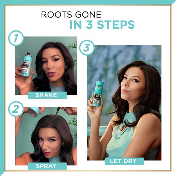 L'Oreal Paris Magic Retouch Instant Root Concealer Spray Black 75 ml - Hair Sprays & Mists