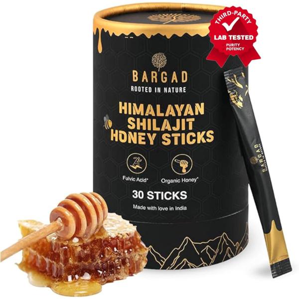 Netmeds | Bargad Himalayan Shilajit Honey Sticks - Classic Flavour 30's
