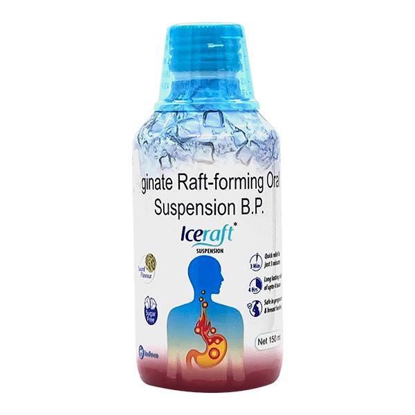 ICERAFT Suspension 150ml - Ulcer/Reflux/Flatulence-Aaa