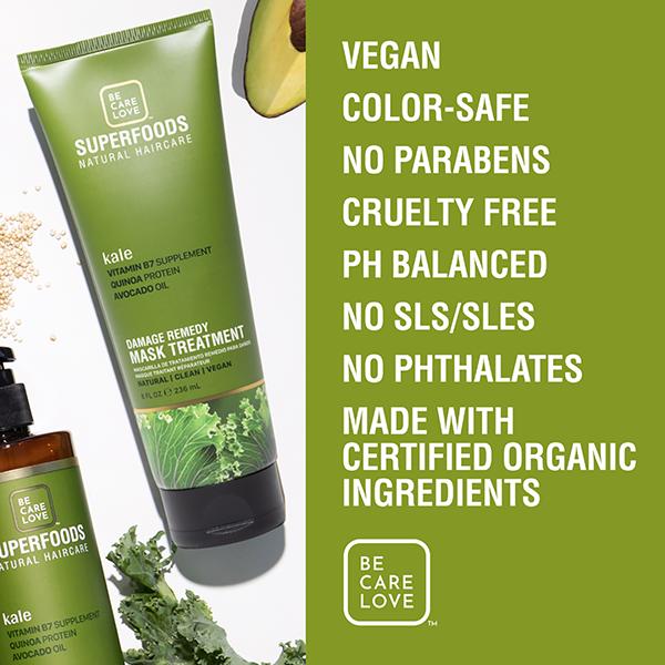 Bcl Superfoods Damage Detox Hair Mask Treatment 355 ml - Hair Masks & Packs