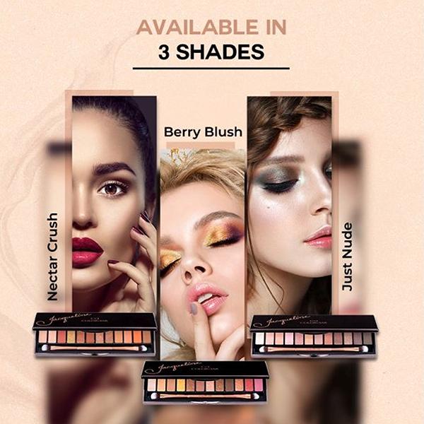 Colorbar X Jacquline Berry Blush Eyeshadow Palette 18gm - Eye Shadow Palettes
