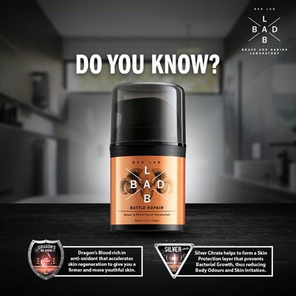 Bad Lab Battle Repair and Soothe Facial Moisturiser 50 ml - Face Wash & Cleansers