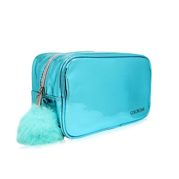Colorbar Pom Pom Travel Kit - Aqua Aura 1's - Makeup Bags & Cases