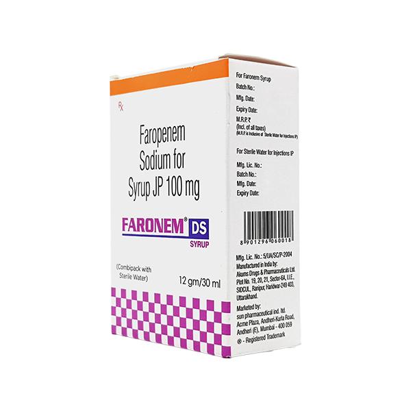 FARONEM DS Syrup 30ml - Bacterial Infections-OBL