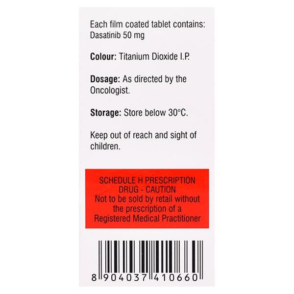 Dasanat 50mg Tablet 60'S - Cancer Oncology-Tar