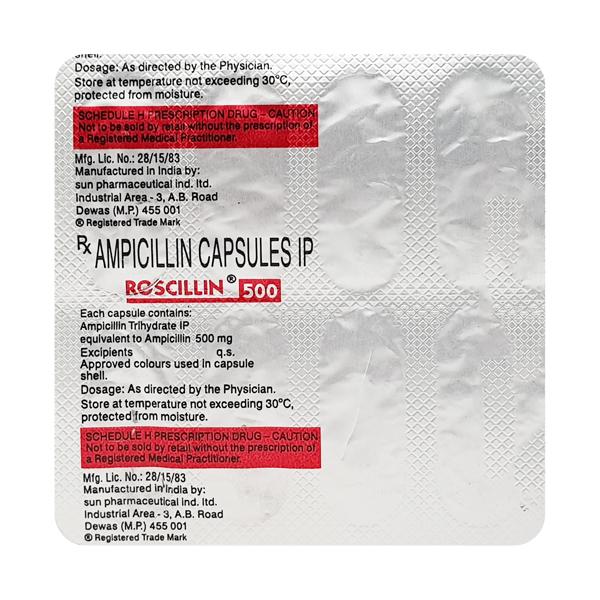 Netmeds | Roscillin 500mg Capsule 8'S