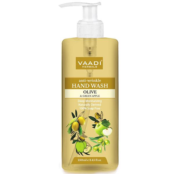Anti-Wrinkle Olive and Green Apple Hand Wash 250 ml - Hand Wash & Soaps