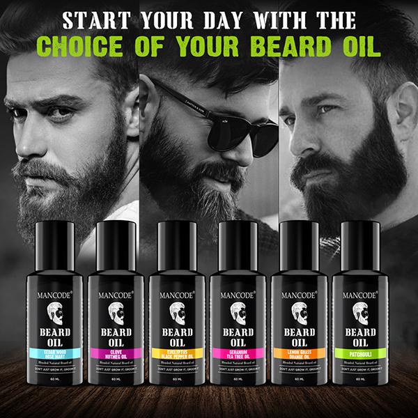 Mancode Beard Oil -Patchouli 60 ml - Beard Oil