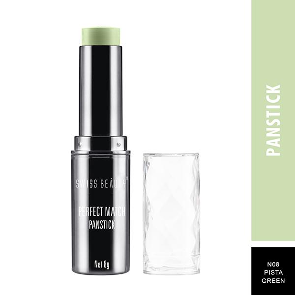 Netmeds | Swiss Beauty Perfect Match Panstick Concealer - (Pista Green) 7.5 gm