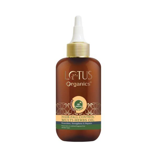 Lotus Organics Hair Fall Control Multiherb Oil 200 ml - Hair Oils
