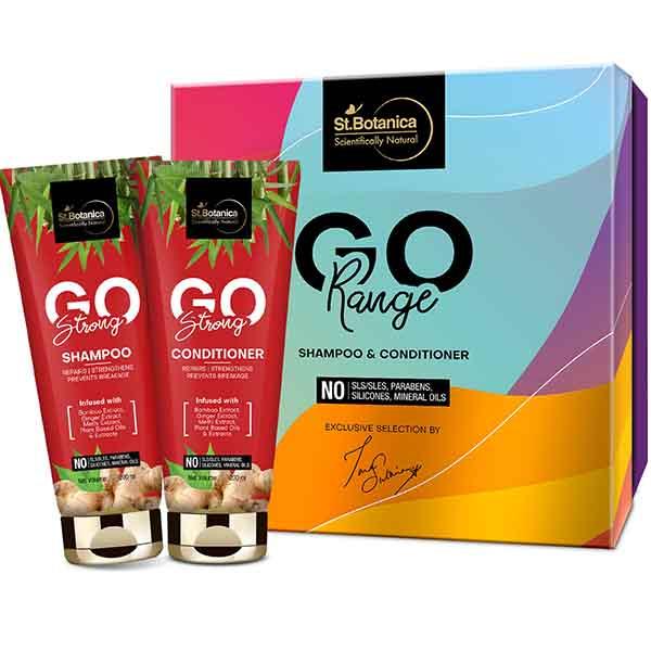 St.Botanica Shampoo + Conditioner - Go Strong 200 ml - Shampoos