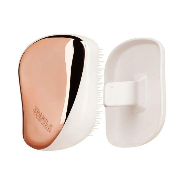 Tangle Teezer Compact Styler Detangling Hairbrush - Rose Gold/Ivory 105 gm - Hair Brushes