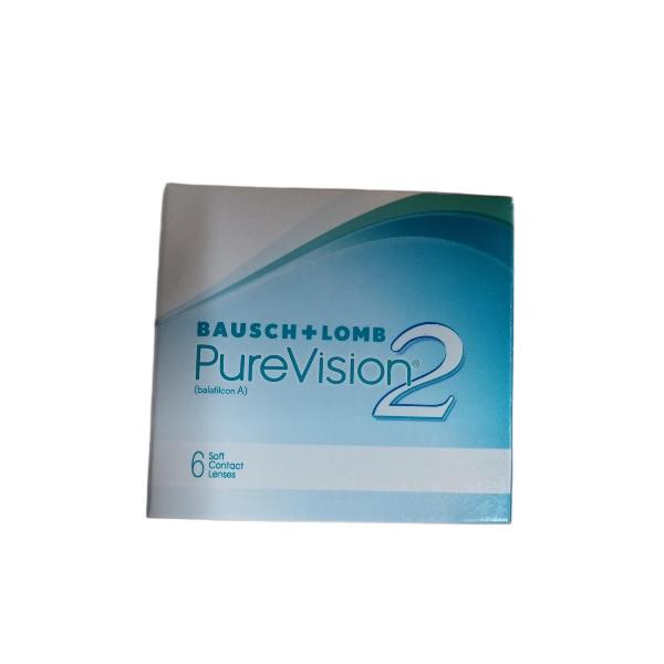 Netmeds | Bausch + Lomb PureVision 2 Soft Contact Lens (-2.50) 6's