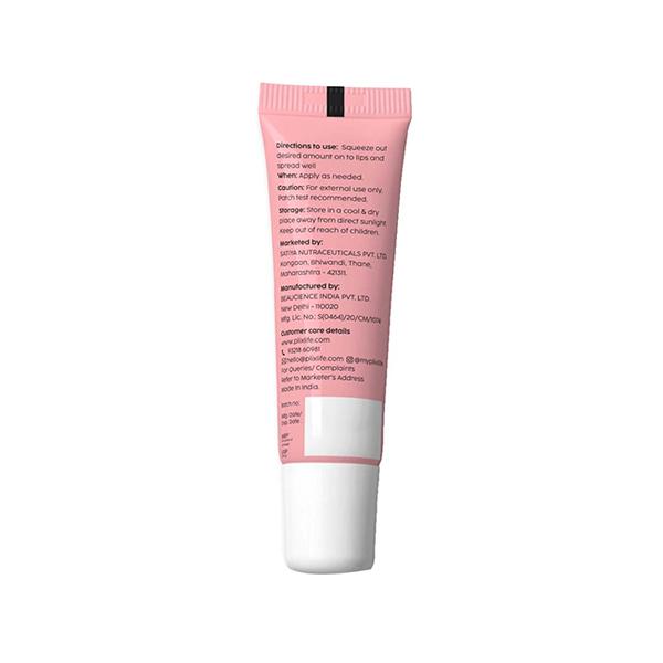 PLIX Guava Glowy Lip Balm For Smooth, Buttery Soft Lips, Shea Butter with Vitamin E, Tinted Lip Balm For Glossy, Pink Lips with SPF 15 For Sun Protection 12 gm - Lip Balms