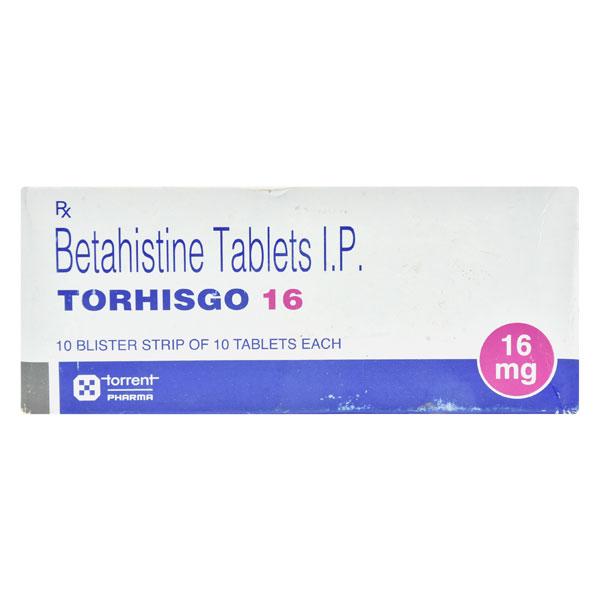 TORHISGO 16 Tablet 10's - Vertigo-Ant