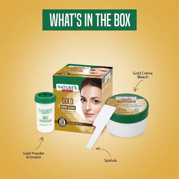 Nature's Essence Gold Creme Bleach 85 gm - Face Bleach