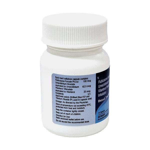 BESVIL TRIO 100 Capsule 10's - Asthma/COPD-Ast