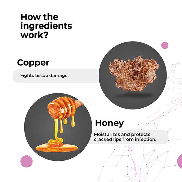 Cosmos by Bewakoof Magic Mineral Lip Mask - Copper & Honey (Pack of 5) 15 gm - Masks & Peels