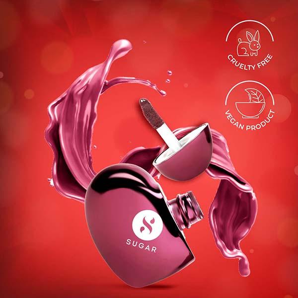 Sugar Cosmetics La La Love 18Hr Liquid Lipstick - 04 Mauve Mack 5 ml - Liquid Lipsticks