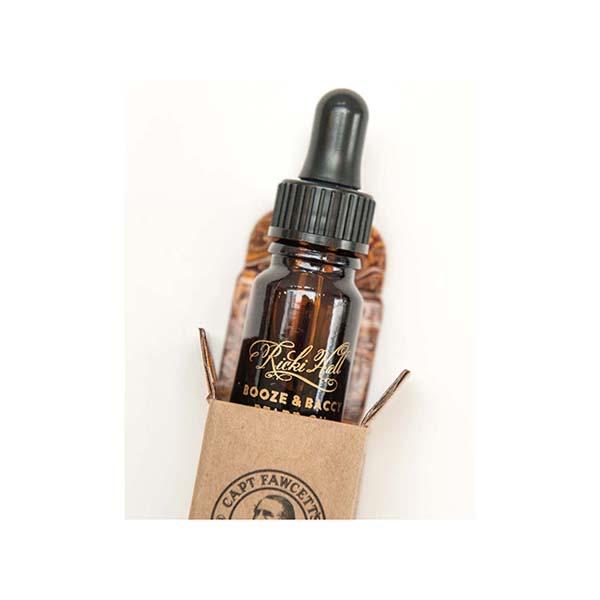 Captain Fawcett Ricki Hall's Booze & Baccy Beard Oil Travel Sized 10 ml - Beard Oil