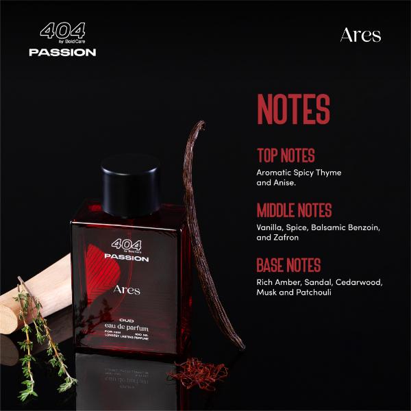 Bold Care Ares Longest Lasting EDP Oud Perfume for Men 100 ml - Men Perfumes (Edt/Edp)