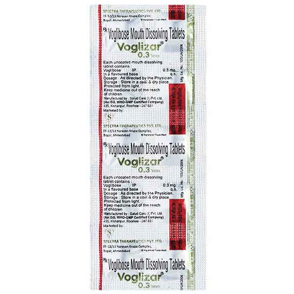 VOGLIZAR 0.3 Tablet 10's - Diabetes-Ant