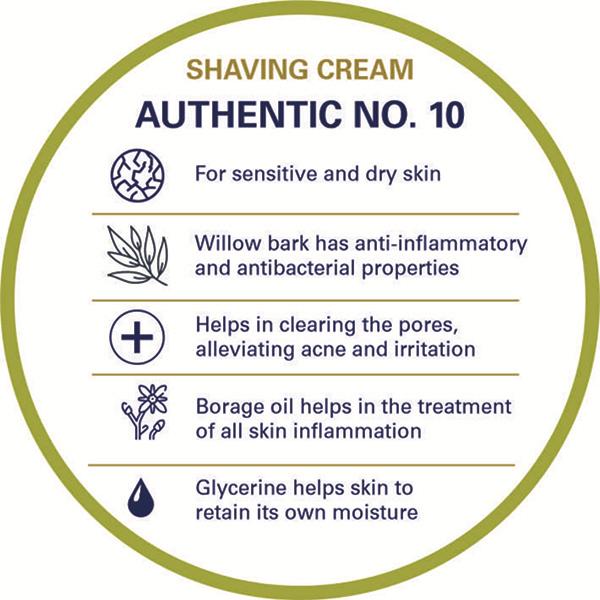 Truefitt and Hill Authentic No 10 Finest Shaving Cream Essential Grooming Skin 200gm - Shaving Creams