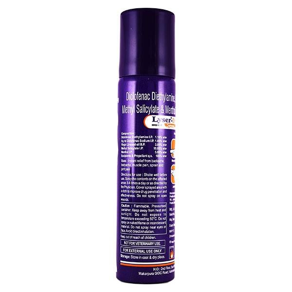 LYSER D Spray 55gm - Pain relief-Mus