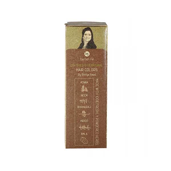 HM Herbal Me Light Brown Certified Natural Hair Colour 200gm - Powder