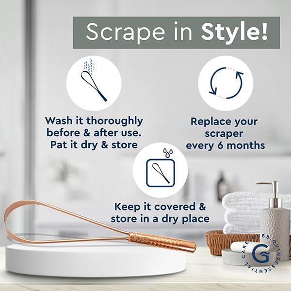 Gubb Tongue Cleaner Loop - Copper 50 gm - Floss & Tongue Cleaners