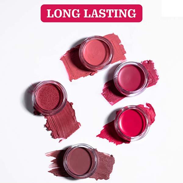 Aravi Organic Long Lasting Matte Finish Lip and Cheek Tint For Lips, Eyelid and Cheek - Rosy Rush 8 gm - Blushes