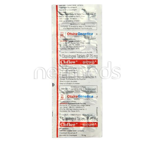 Netmeds | Cloflow 75mg Tablet 10'S