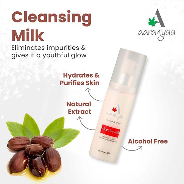 Aaranyaa Cleansing Milk Non Alcoholic 100 ml - Face Wash & Cleansers