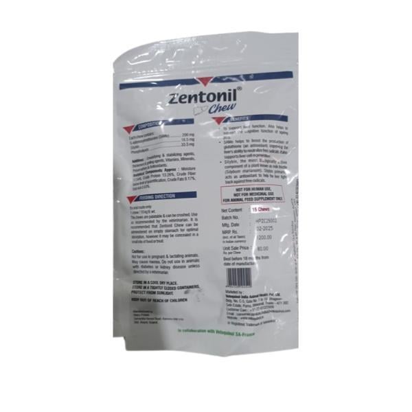 Vetoquinol Zentonil Chewa Tablet 15's - Pet Healthcare