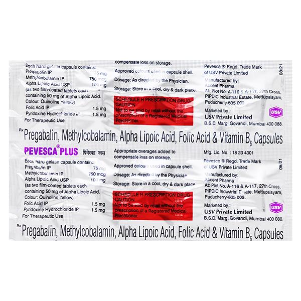 Netmeds | Pevesca Plus Capsule 10'S