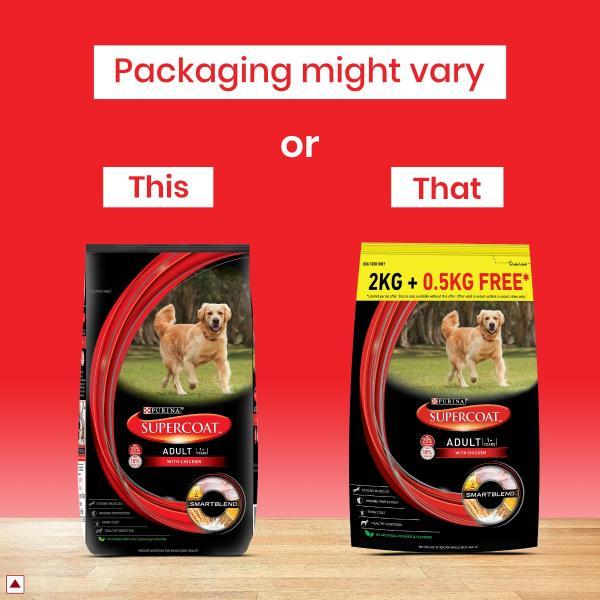 Nestle Purina Supercoat Adult With Chicken Dog Food 2.5 kg - Petfood