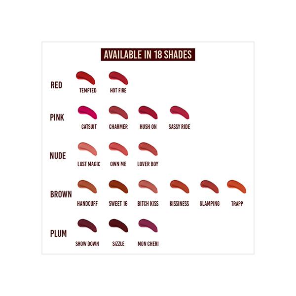 Colorbar Powerkiss Vegan Matte Lipcolor Transferproof Long-Lasting Hydrating Chique-026 5ml - Liquid Lipsticks