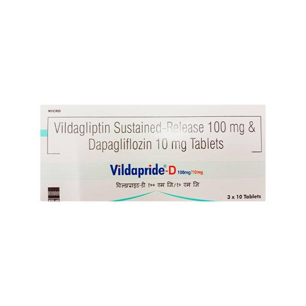 VILDAPRIDE D 100/10 Tablet 10's - Diabetes-Ant