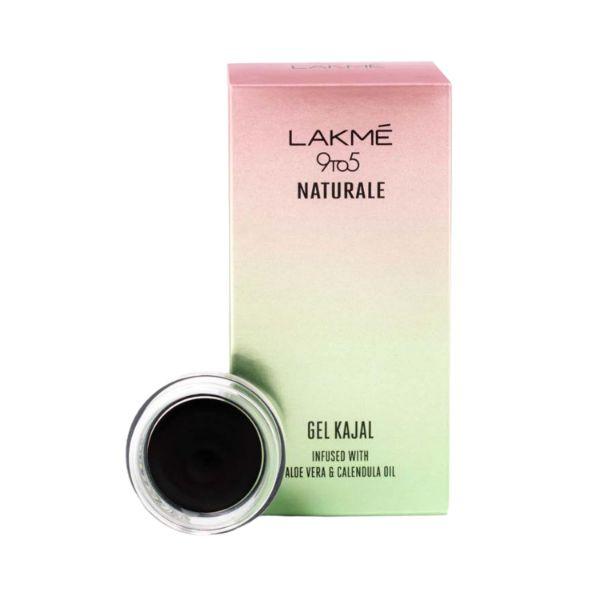 Lakme 9 to 5 Natural Gel Kajal Black 3 gm - Kajal & Kohls