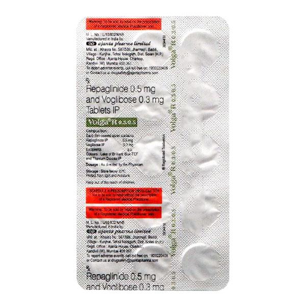 VOLGA R 0.3/0.5 Tablet 15's - Diabetes-Ant