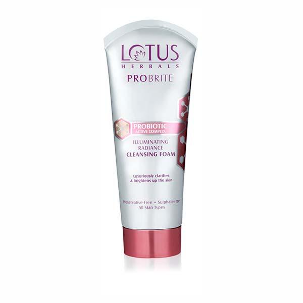 Netmeds | Lotus Herbals Probrite Illuminating Radiance Cleansing Foam 100 Gm