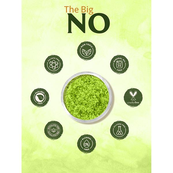 Spantra Green Tea Sugar Scrub 125 gm - Scrubs & Exfoliants