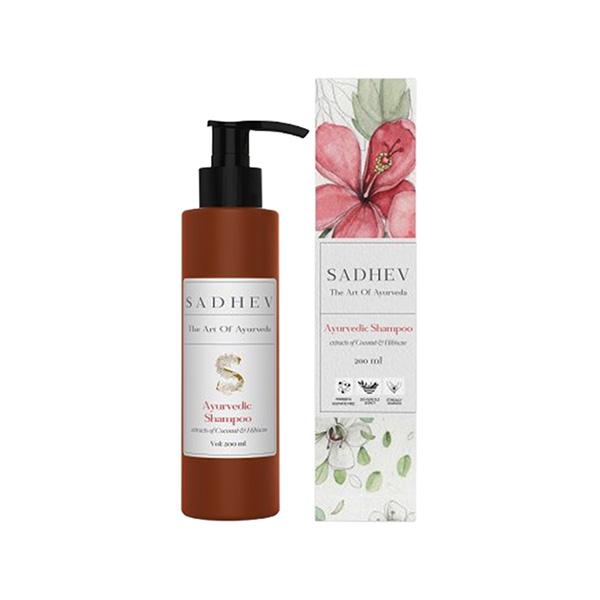 Sadhev Ayurvedic Shampoo - Coconut & Hibiscus 200 ml - Shampoos